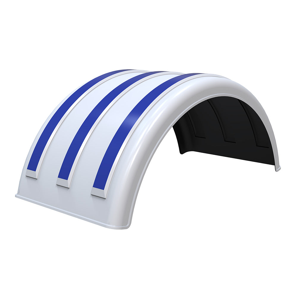 48" Paintable Poly TT Twin MIN2260 Single Axle Fender
