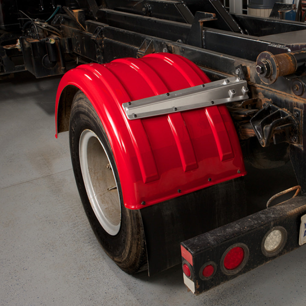 48" Paintable Poly TT Twin MIN2260 Single Axle Fender