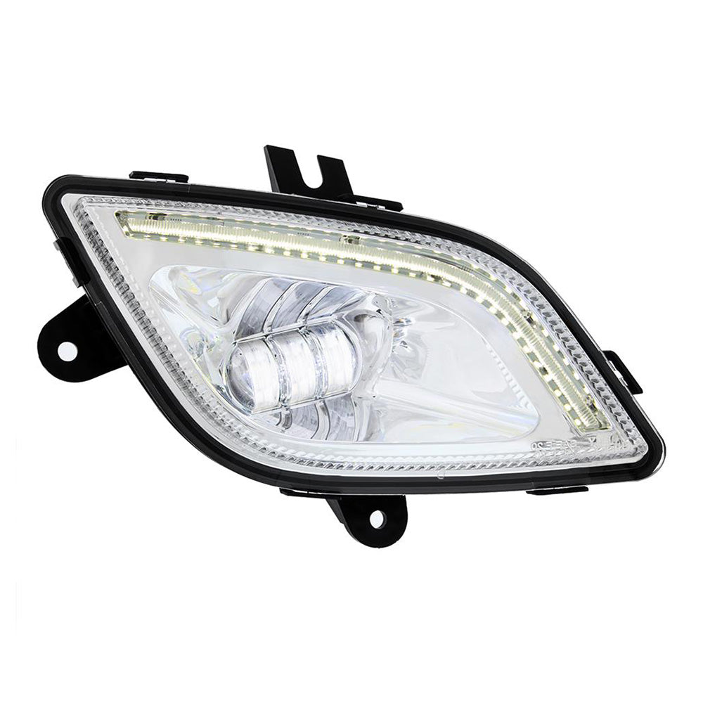 Freightliner Cascadia 34 LED Fog Light With LED Light Bar - Passenger Side