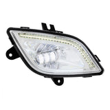 Freightliner Cascadia 34 LED Fog Light With LED Light Bar - Passenger Side