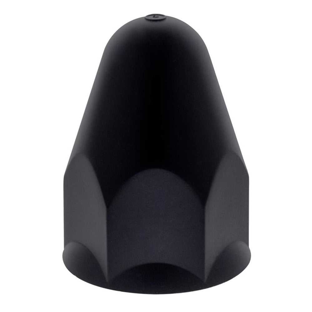 1-1/2" Black Matte Bullet Nut Cover Push On