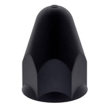 1-1/2" Black Matte Bullet Nut Cover Push On