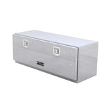 60"L x 24"H x 24"D Aluminum Box with Single Door and Lanyard Hinges