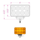 6" Amber Fog Light