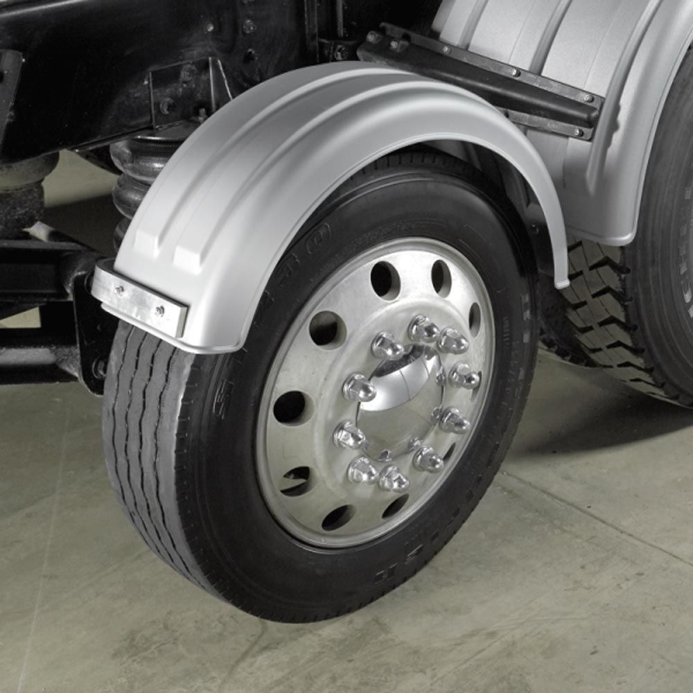 Liquid Platium 12"W Poly Lift Axle Fender