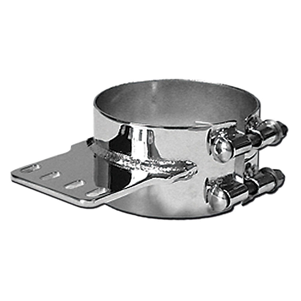 Stack Clamp Semi Truck Stacks: 7-Inch D x 3.5-Inch W Kenworth W900A, W900B Chrome ...
