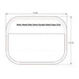 Peterbilt 579, 567 2016+ Sleeper Window 5" Chop Top Trim for Passenger Side