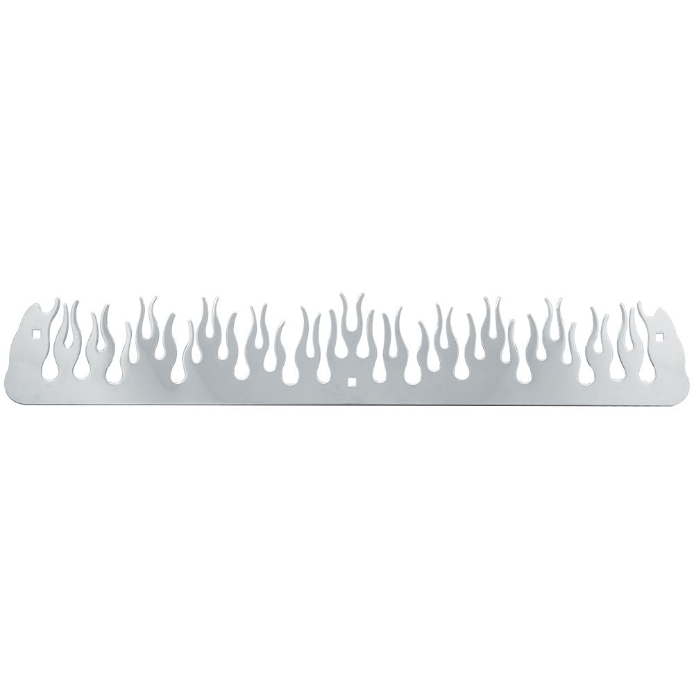 Chrome Flame Mud Flap Weight 4" x 24" (EA)