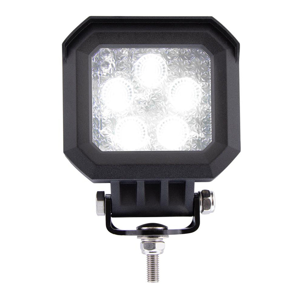 4-1/2" Square 5 LED Work Light with Heated Lens