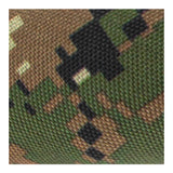 Camouflage Cloth and Suede 18" Steering Wheel Cover - Woodland Style