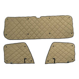 Freightliner Columbia, Century, Coronado 122, 132 ZenEclipse Blackout Window Covers - Tan