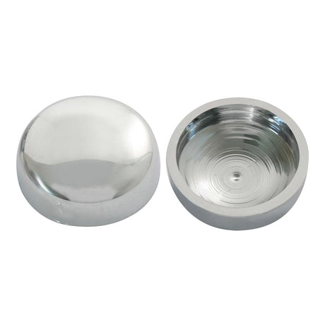Chrome snap-on cover for 14/14 screws 10PK