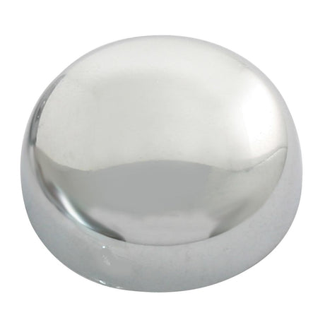 Chrome snap-on cover for 14/14 screws 10PK, close-up