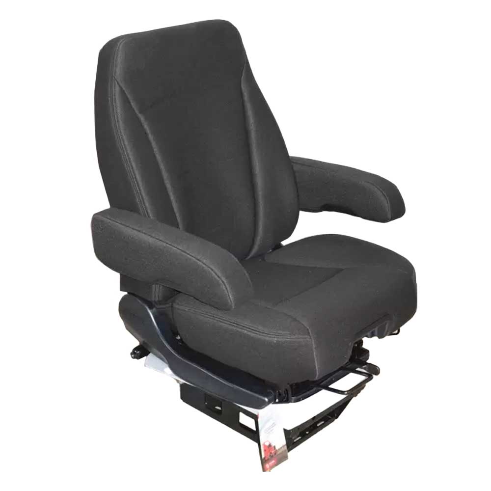 Atlas II Black Mid Back Black Cloth Seat
