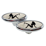 Peterbilt Oval Sitting Lady Tractor/Trailer Knobs