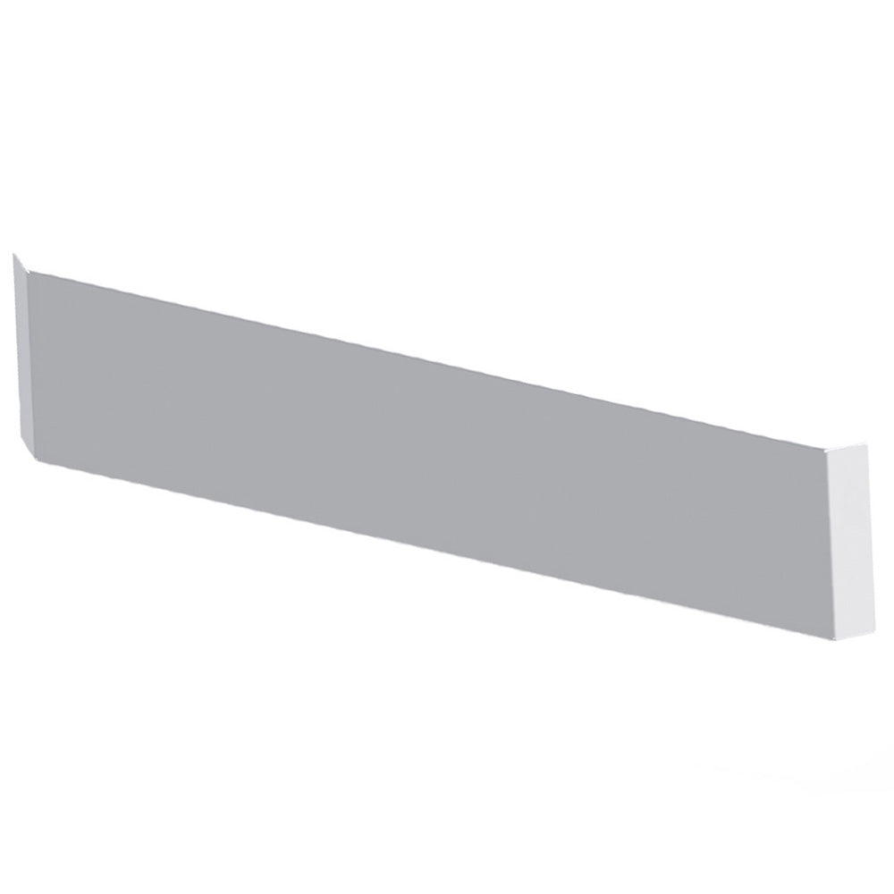 22" Chrome Plated Mitered End Bumper with Blind Mount for Peterbilt, Kenworth, Freightliner
