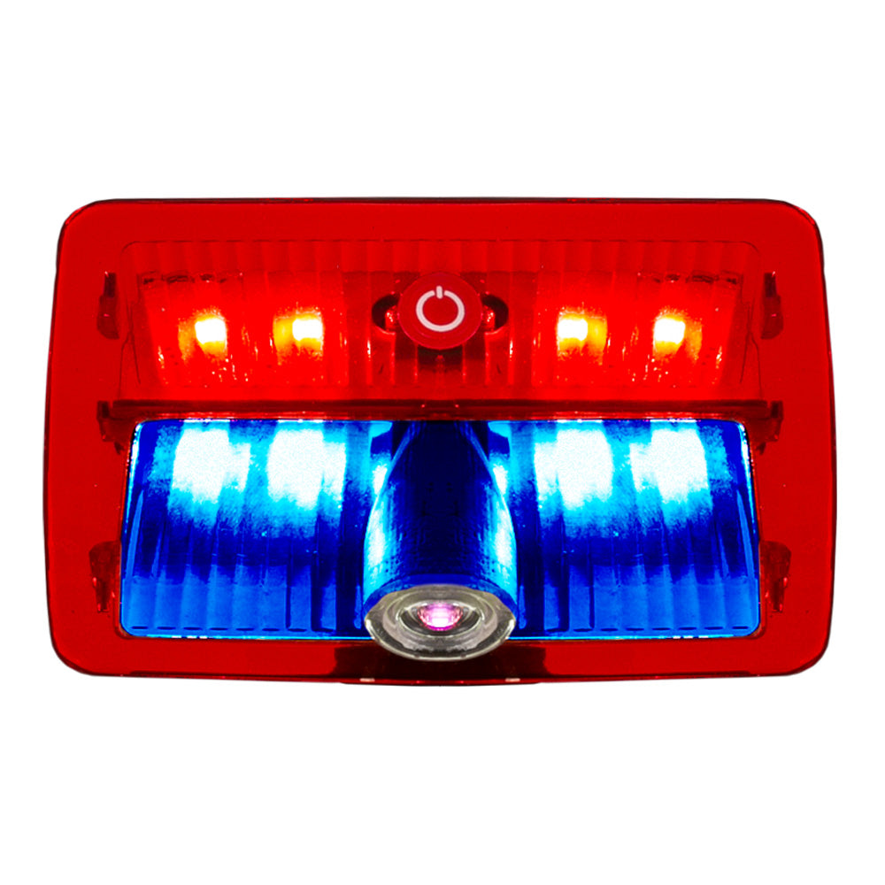 Kenworth, Peterbilt Oval USA Flag Projector LED Door Light