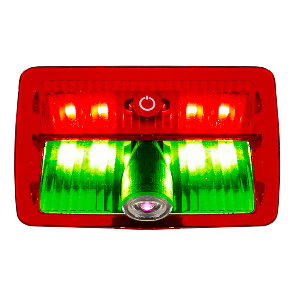 Kenworth, Peterbilt Rectangle USA Flag Projector LED Door Light