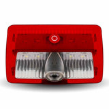 Kenworth, Peterbilt Oval USA Flag Projector LED Door Light