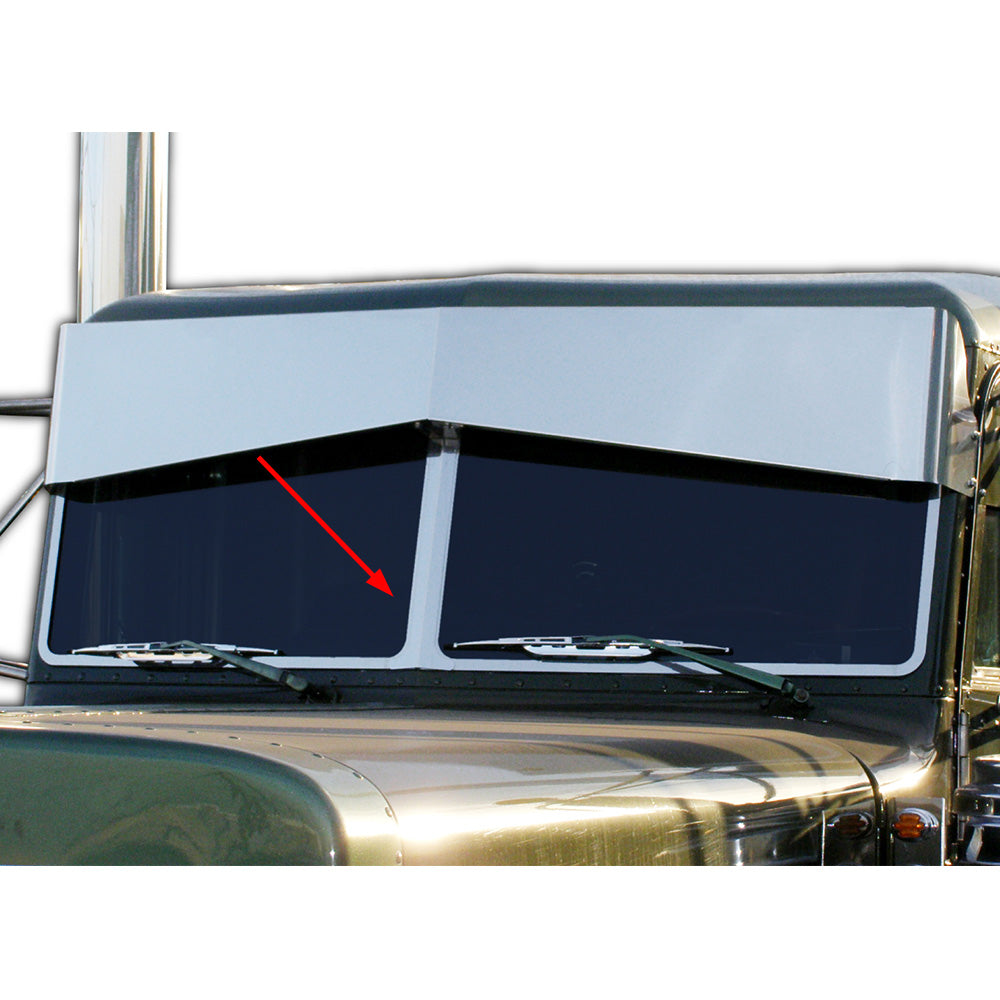 Peterbilt 3 Piece Flat Windshield Trim