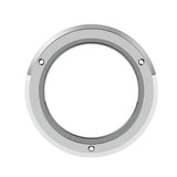 4" Chrome Plastic Light Bezel 3 Hole with SS Screws