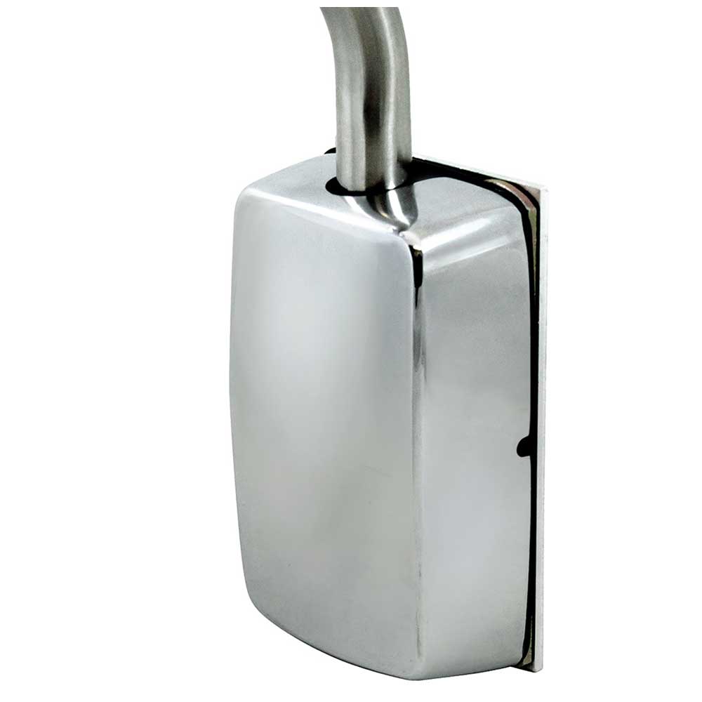 8-1/2" Stainless Steel Hood Mount Convex Mirror