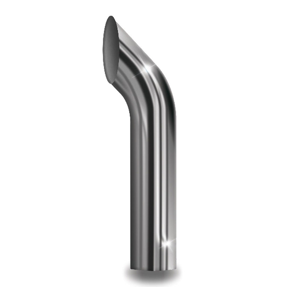 5"D x 36"L Curved Top Stack Plain End