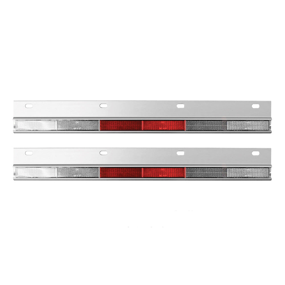 Top Reflector Mud Flap Straight Plate Set