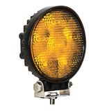 4-1/2" Amber LED Flood Light With Black Housing