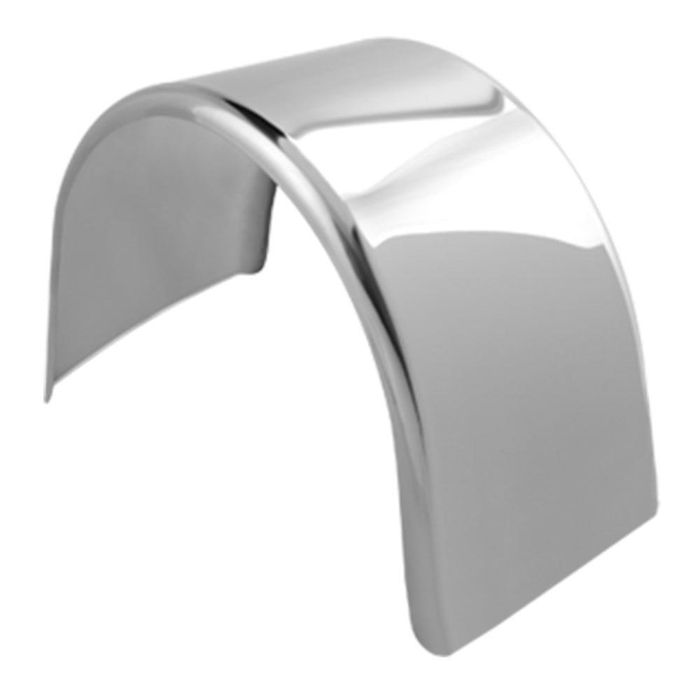100" 304 Stainless Steel Ultimate Low Single Axle Fenders with Mounting Kit
