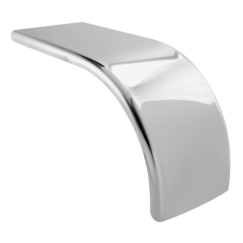 72" 430 Stainless Steel Low Rider Half Tandem Fenders with Mounting Kit