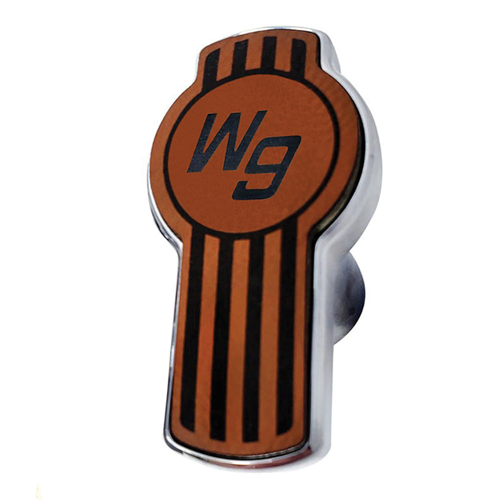 Kenworth Leather Keyhole Air Valve Knobs