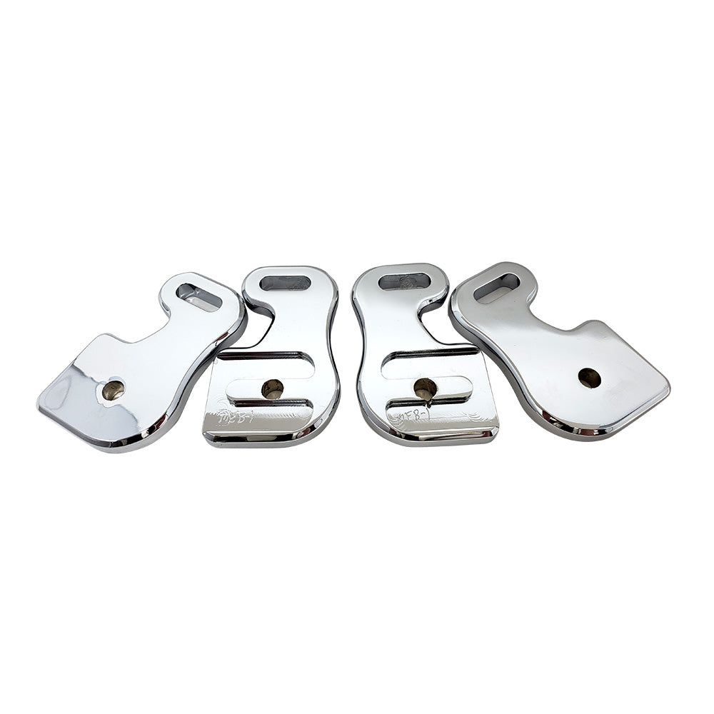 Peterbilt 2005 and Older Chrome Mirror Extension Bracket Kit