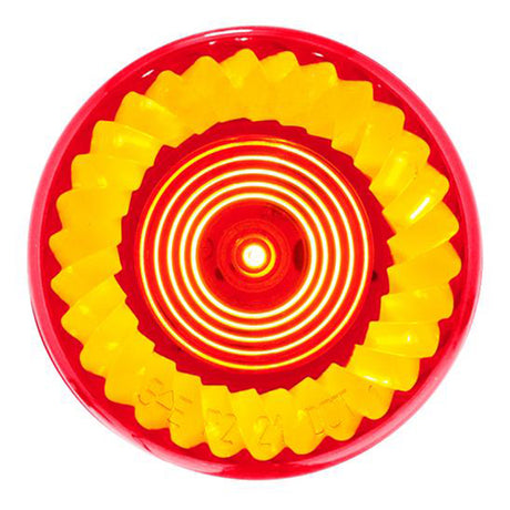 2" 7 LED round turbine light, closer detail