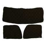 Freightliner FL112, FL50, FL60, FL70, FL80, FL90, FL100 ZenEclipse Blackout Window Covers without Vent - Black
