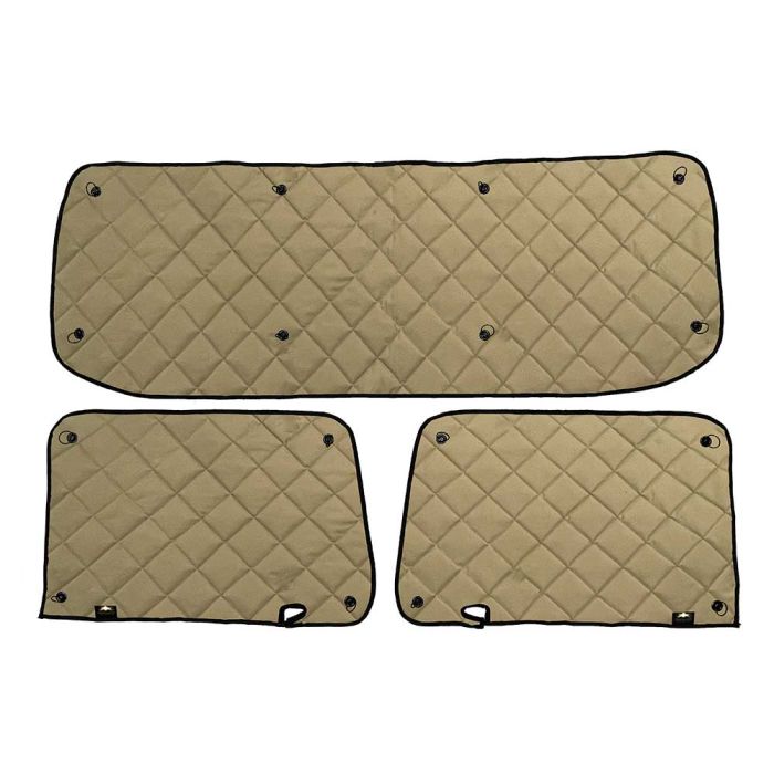 FL112, FL50, FL60, FL70, FL80, FL90, FL100 ZenEclipse Blackout Window Covers with Vent - Tan