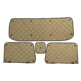 Western Star 4800, 4900 1996 and Older ZenEclipse Blackout Window Covers with Peeper - Tan