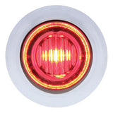 3/4" 3 LED Mini Double Fury Dual Color Marker Light