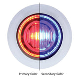 3/4" 3 LED Mini Double Fury Dual Color Marker Light