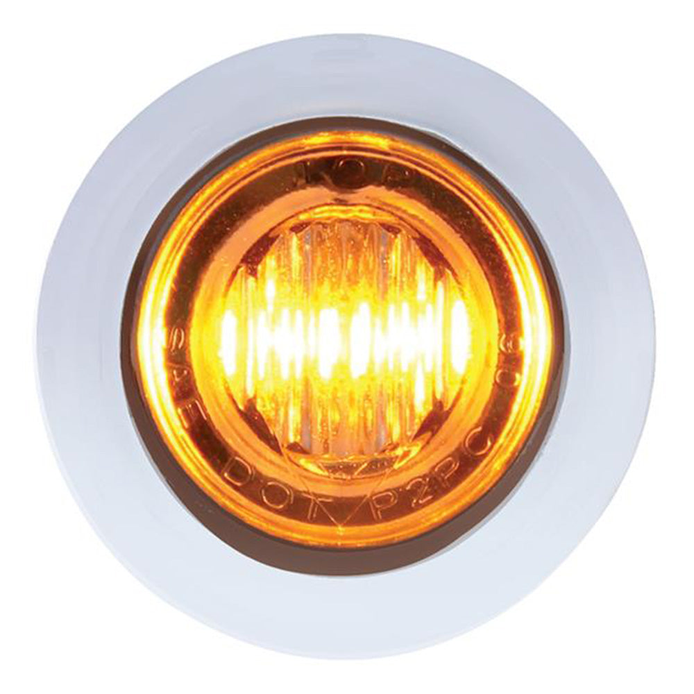 3/4" 3 LED Mini Double Fury Dual Color Marker Light