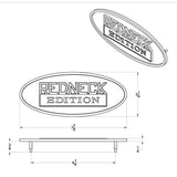 Redneck Edition Oval Accent Emblem