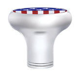 Chrome Air Valve Knob with US Flag