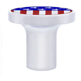 Chrome Air Valve Knob with US Flag