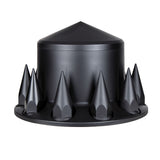 Matte Black Rear Axle Cover with 33mm Spike Thread-On Nut Covers