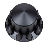 Matte Black Rear Axle Cover with 33mm Spike Thread-On Nut Covers