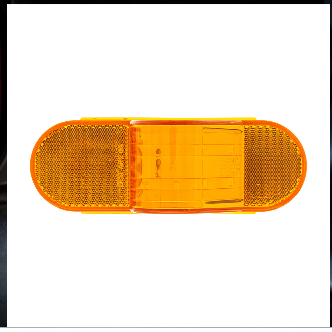 6-1/2" 8 LED Mid Trailer Turn Signal Amber Light