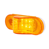 6-1/2" 8 LED Mid Trailer Turn Signal Amber Light