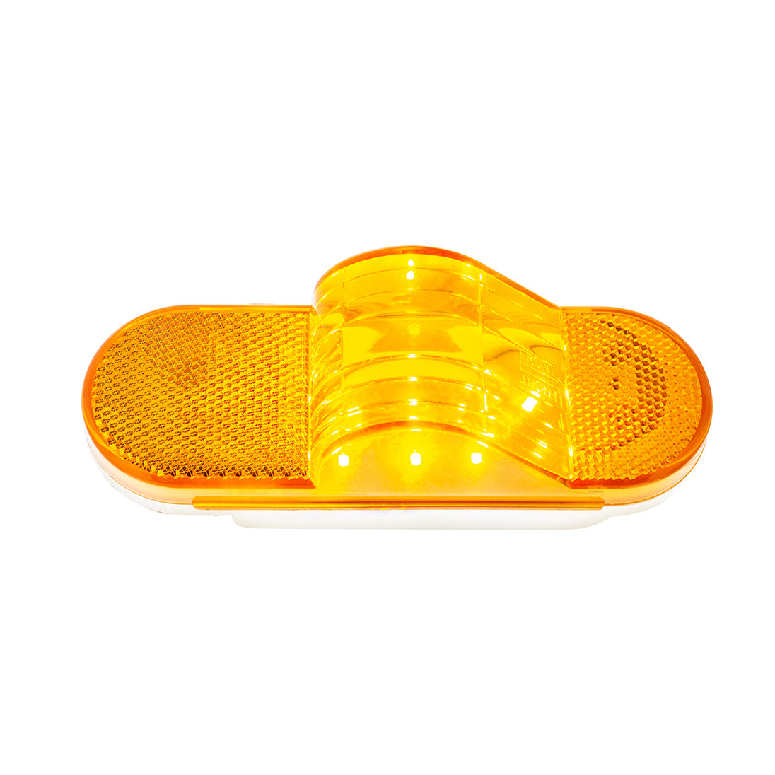 6-1/2" 8 LED Mid Trailer Turn Signal Amber Light