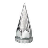 33mm x 4-3/4" Chrome Plastic Spike Razor Nut Cover - Thread On 60PK