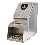 12" Aluminum Step Box with Diamond Plate Door and Steps